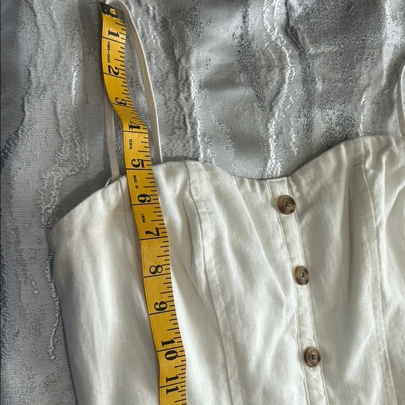 Kimchi Blue Cream Button-Front Mini Dress - Picture 7 of 14